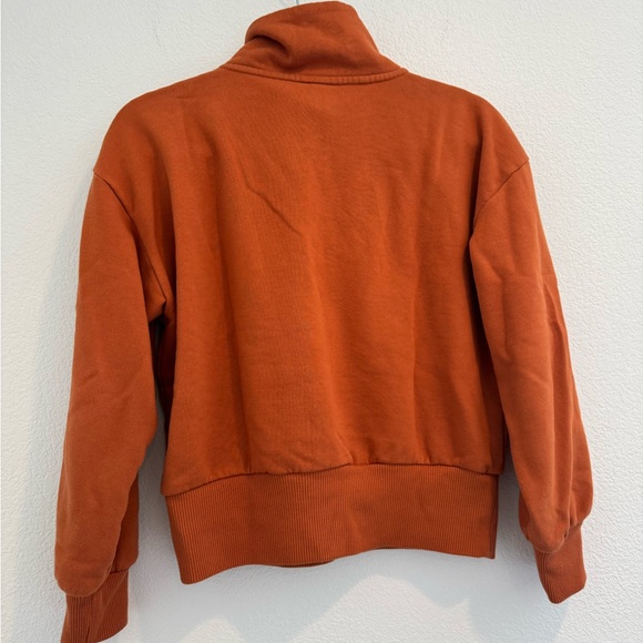 A New Day - Quarter Zip Pullover - Orange - Size S - Picture 3 of 5